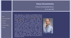 Desktop Screenshot of gerasimenko.ch