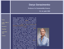 Tablet Screenshot of gerasimenko.ch